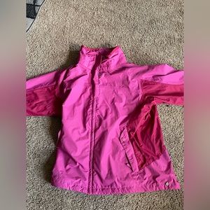 hot pink and light pink jacket